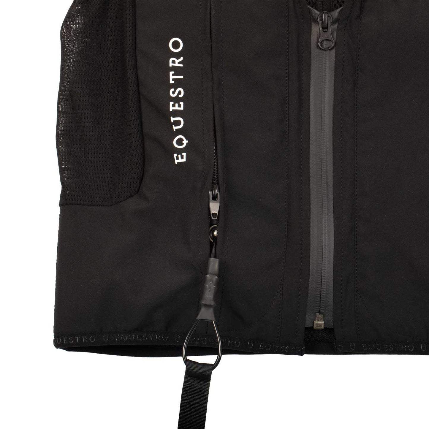 Chaleco airbag con protección trasera para niños (más de 25 kg) Equestro - Negro