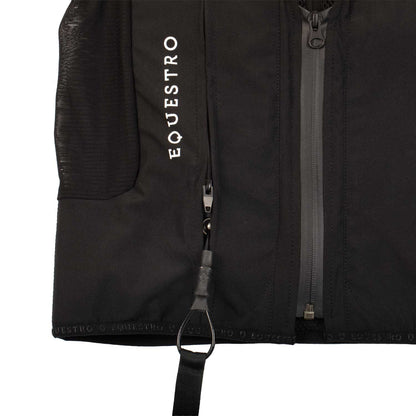 Chaleco airbag con protección trasera para niños (más de 25 kg) Equestro - Negro