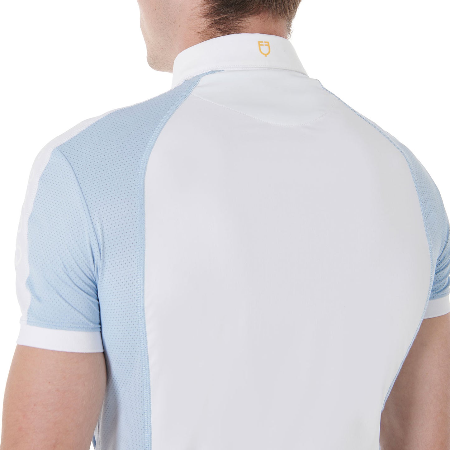 Polo de hombre de concurso slim fit cuatro botones Equestro - Skyway