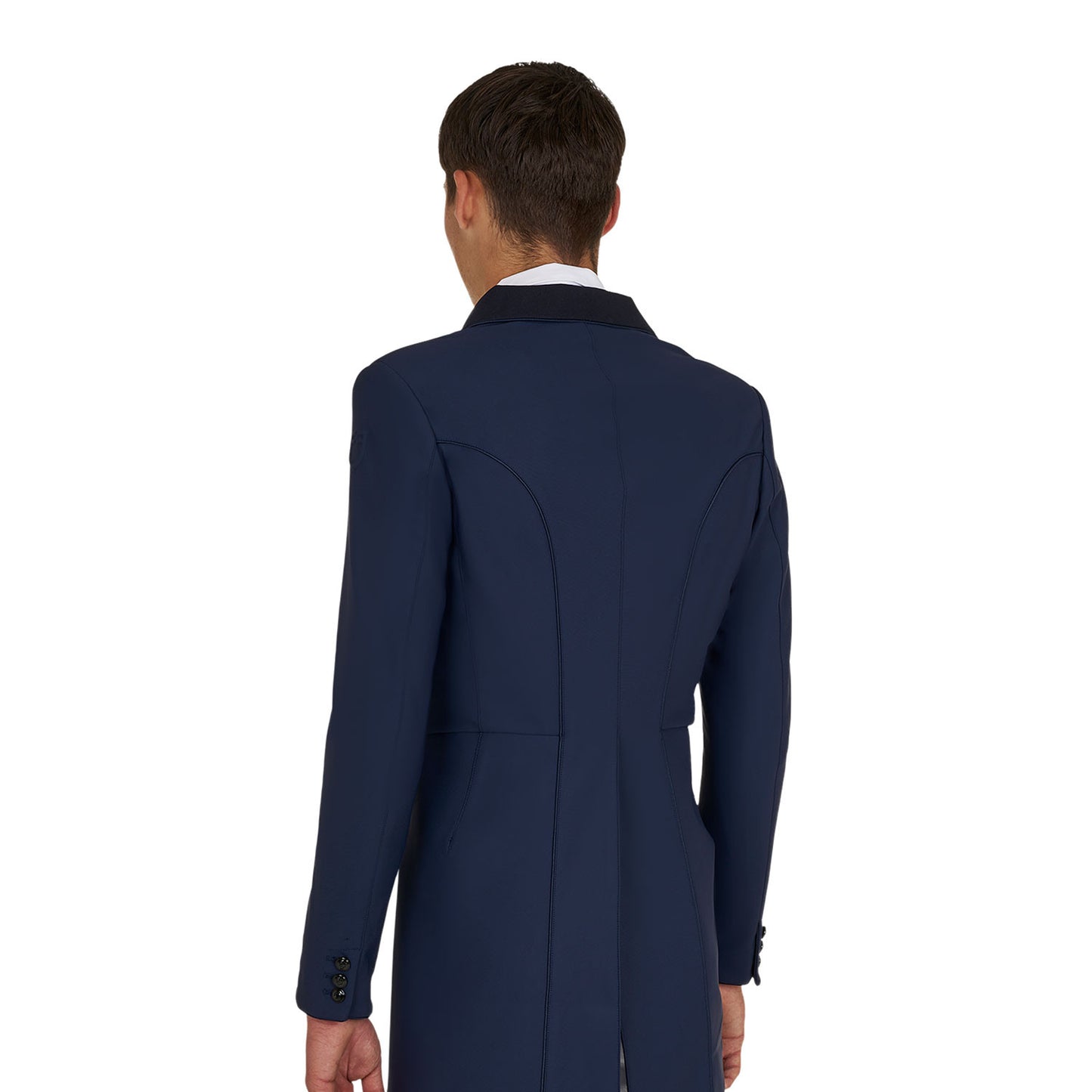 Frac de hombre de concurso en tejido técnico Equestro - Navy Blazer