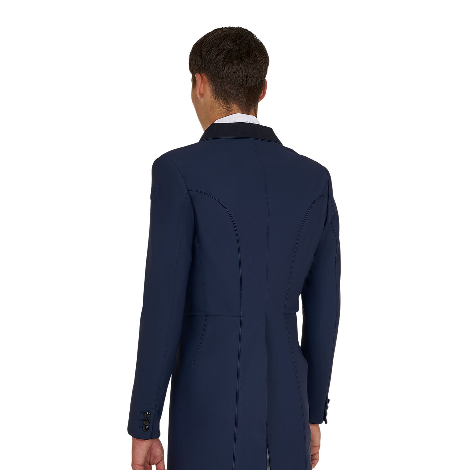 Frac de hombre de concurso en tejido técnico Equestro - Navy Blazer