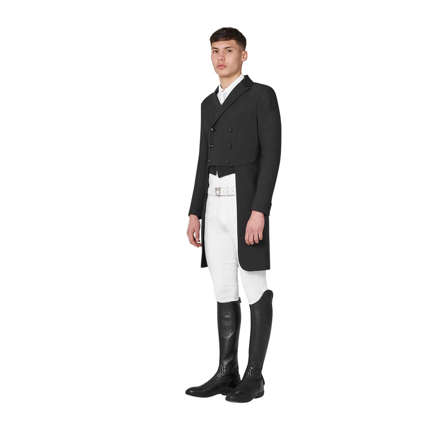 Frac de hombre de concurso en tejido técnico Equestro - Negro