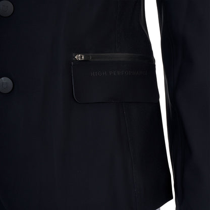 Chaqueta concurso hombre Equestro Ridertechnology costuras termoselladas - Negro