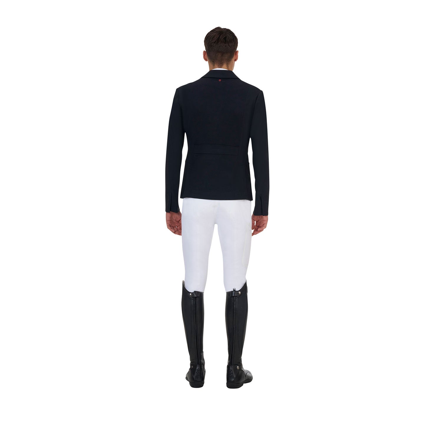 Chaqueta concurso hombre Equestro Ridertechnology costuras termoselladas - Negro