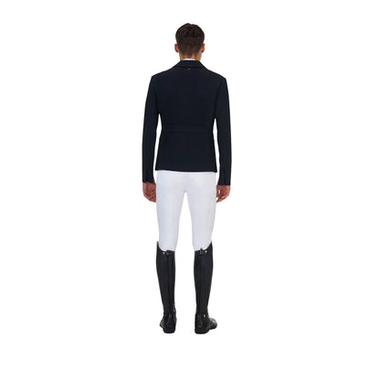 Chaqueta concurso hombre Equestro Ridertechnology costuras termoselladas - Negro