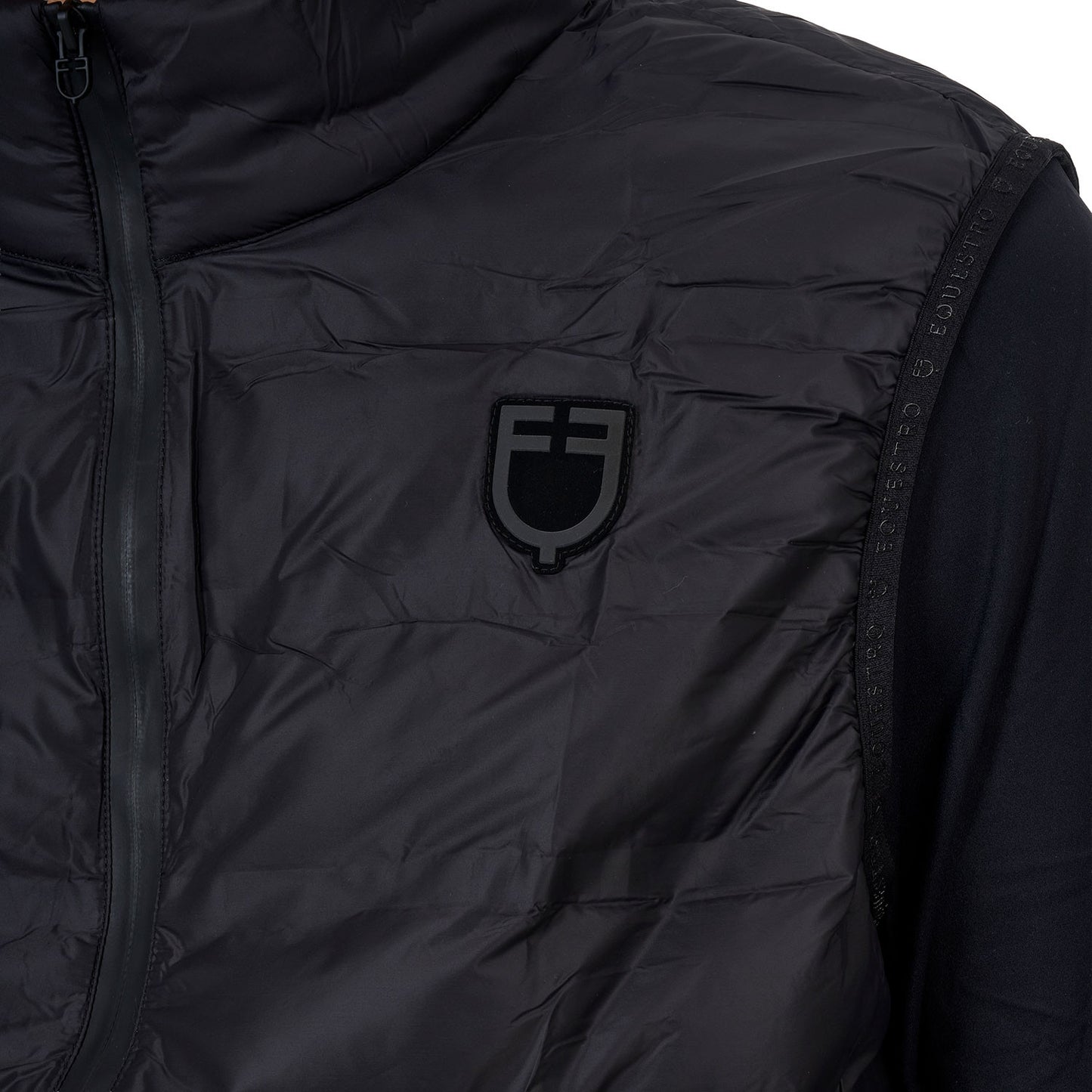 Chaleco de nailon Ridertechnology para hombre Equestro - Negro