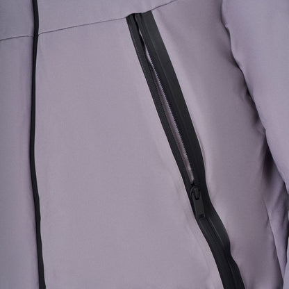 Chaqueta de hombre impermeable y cortaviento de nailon Equestro - Frost Grey