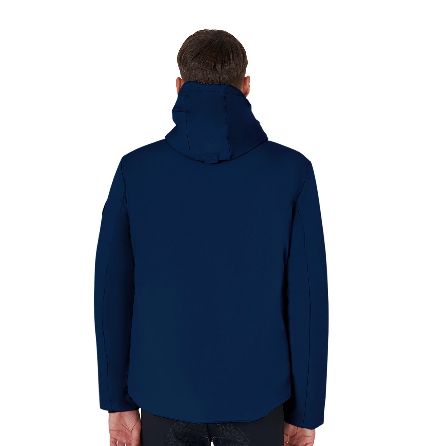 Chaqueta de hombre impermeable y cortaviento de nailon Equestro - Navy Blazer