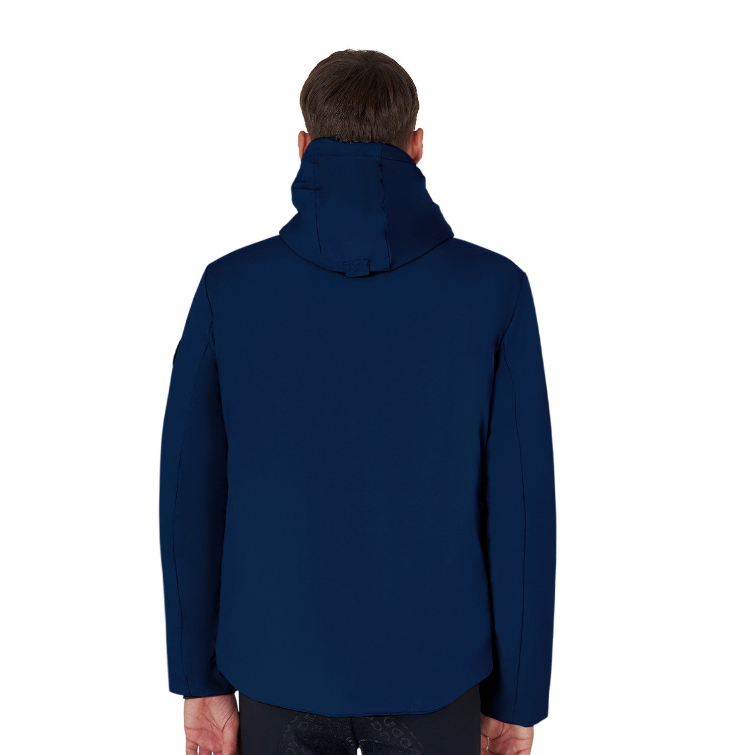 Chaqueta de hombre impermeable y cortaviento de nailon Equestro - Navy Blazer