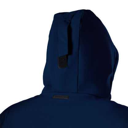Chaqueta de hombre impermeable y cortaviento de nailon Equestro - Navy Blazer