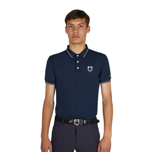 Polo de entrenamiento para hombre con detalles en contraste Equestro