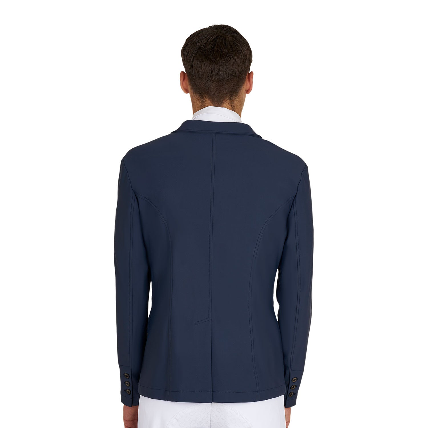 Chaqueta de concurso para hombre Girasol con logo en relieve Equestro - Navy Blazer