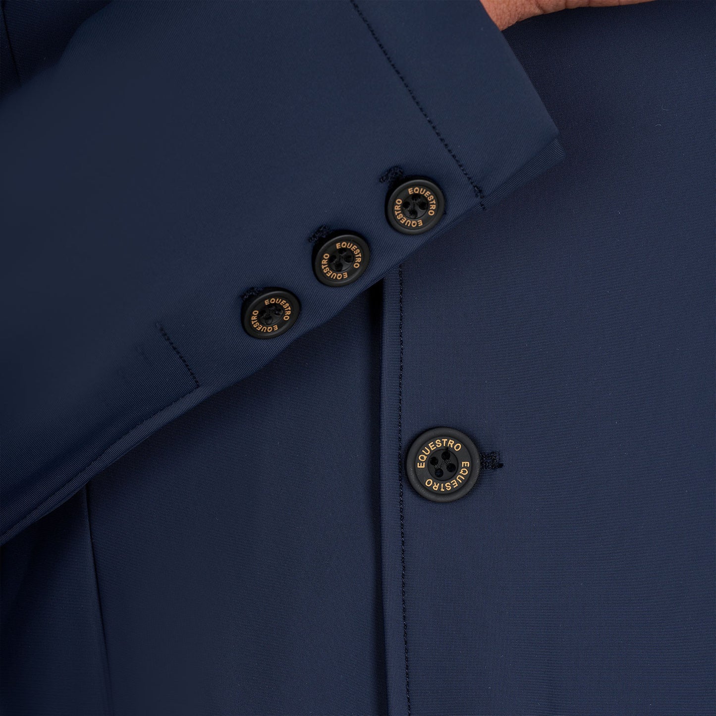Chaqueta de concurso para hombre Girasol con logo en relieve Equestro - Navy Blazer