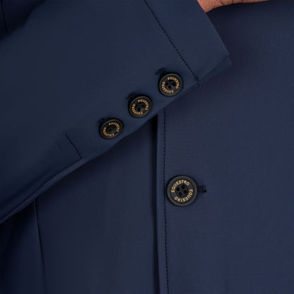 Chaqueta de concurso para hombre Girasol con logo en relieve Equestro - Navy Blazer