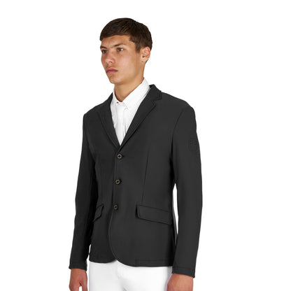 Chaqueta de concurso para hombre Girasol con logo en relieve Equestro - Negro