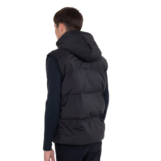 Chaleco técnico para hombre con capucha Ridertechnology Equestro - Negro