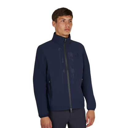 Softshell hombre logo en la espalda Equestro - Navy Blazer
