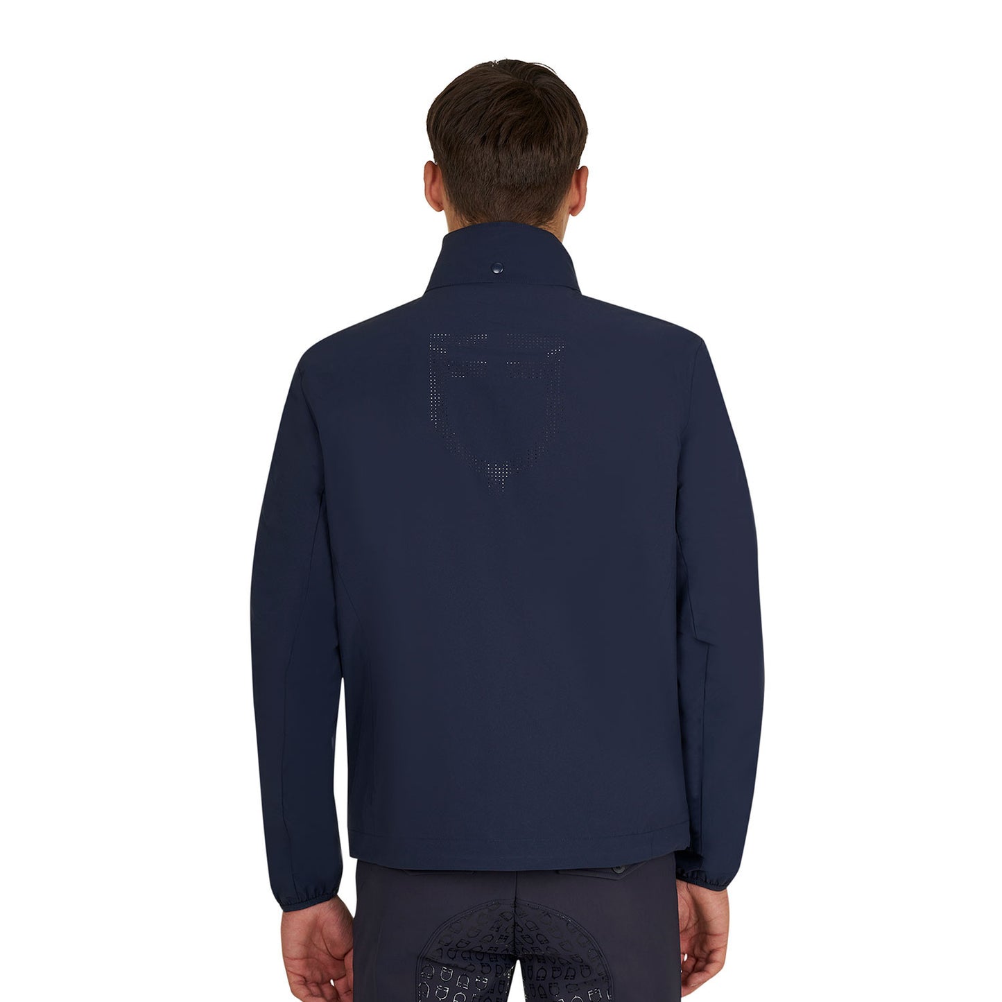 Softshell hombre logo en la espalda Equestro - Navy Blazer