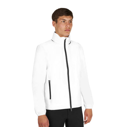 Softshell hombre logo en la espalda Equestro - Blanco