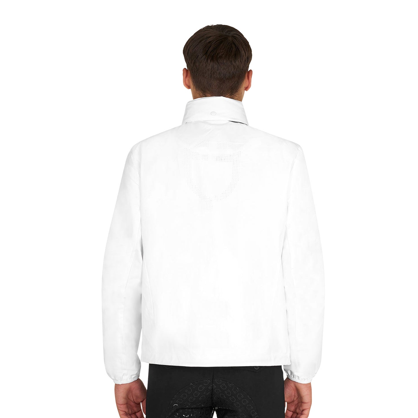 Softshell hombre logo en la espalda Equestro - Blanco