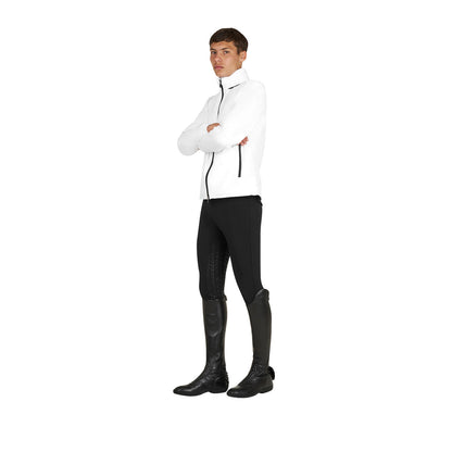 Softshell hombre logo en la espalda Equestro - Blanco