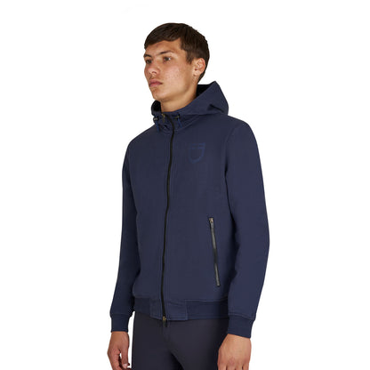 Sudadera de hombre con capucha ajustable y cremallera Equestro