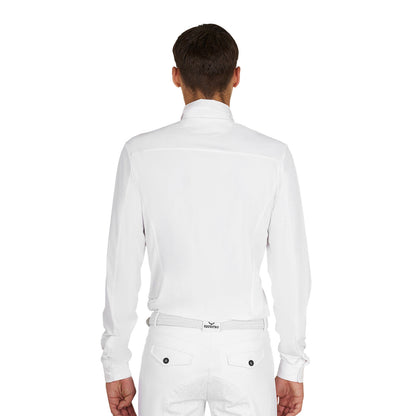 Polo hombre concurso a camisa Equestro - Blanco
