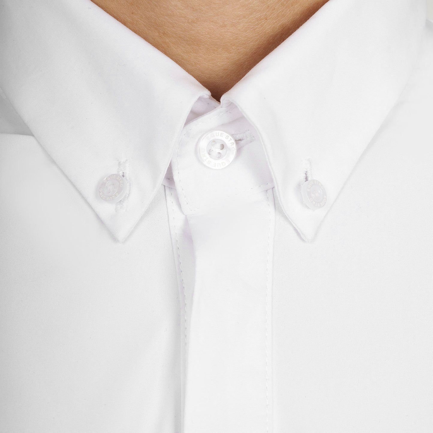 Polo hombre concurso a camisa Equestro - Blanco