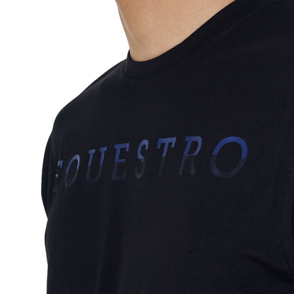 Camiseta de algodón gratis para la Carrera Corazón Joven de Mujeres Equestro - Negro