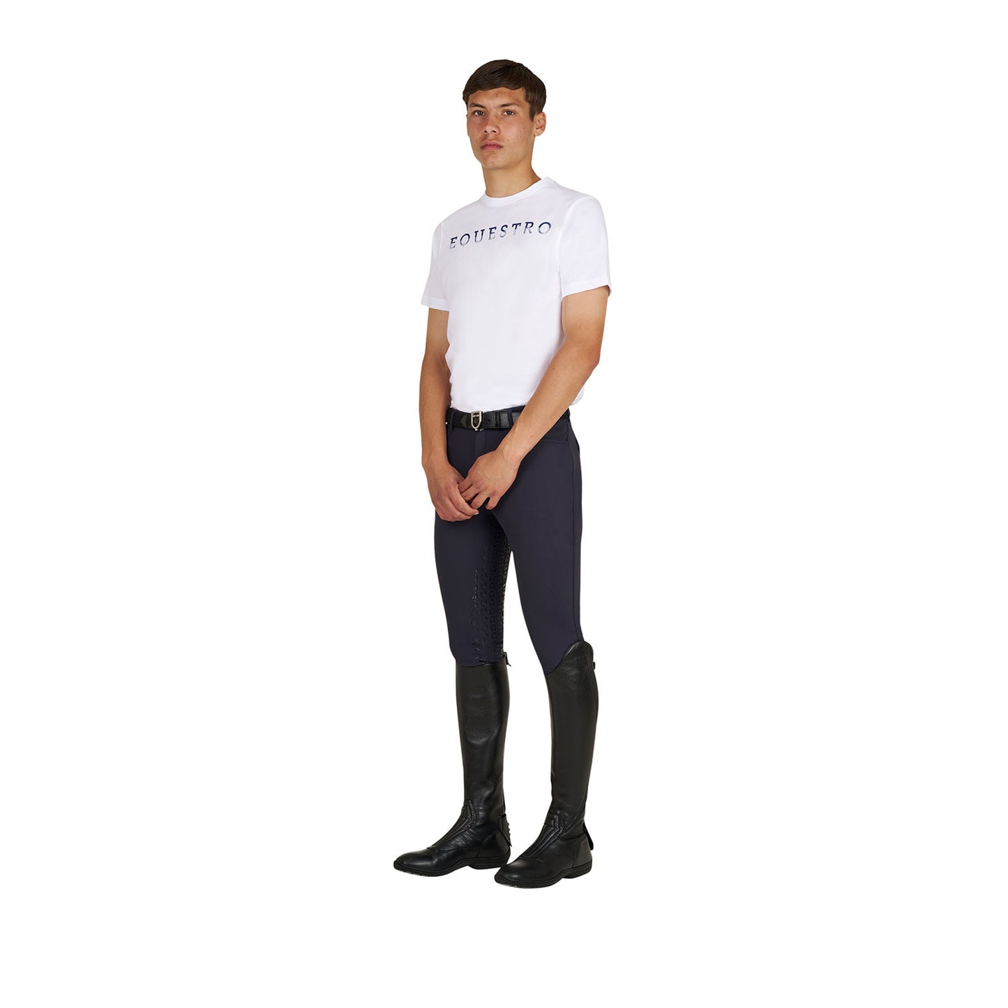 Camiseta de algodón gratis para la Carrera Corazón Joven de Mujeres Equestro - Blanco