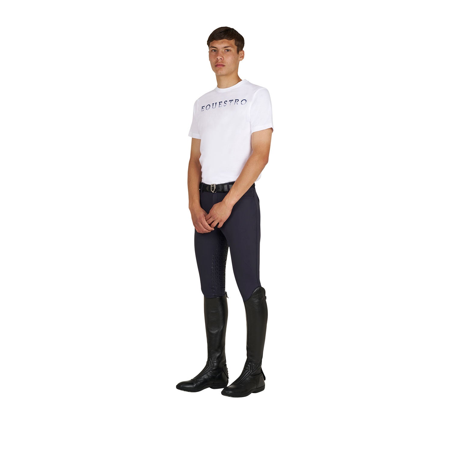 Camiseta de algodón gratis para la Carrera Corazón Joven de Mujeres Equestro - Blanco