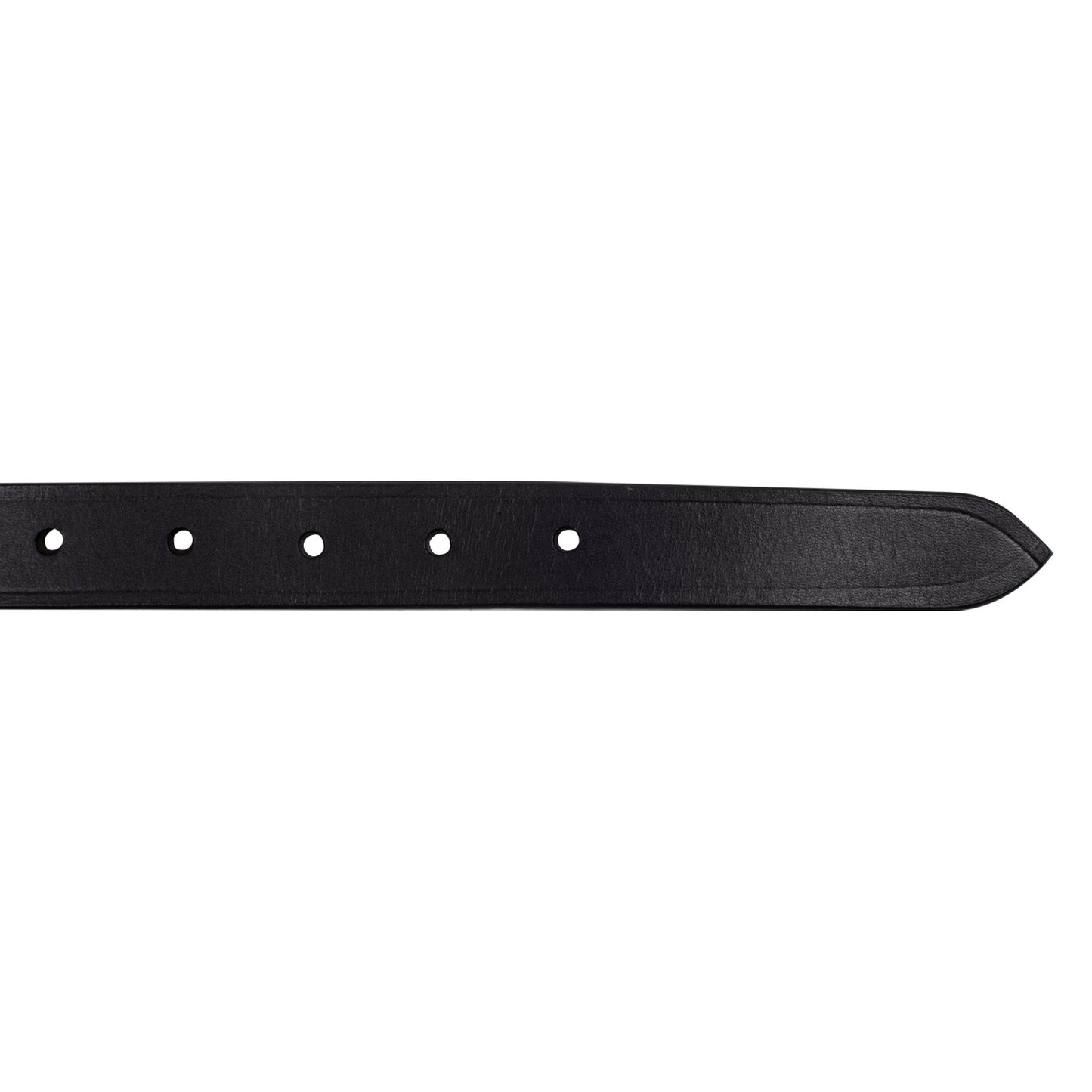 Collar de perro de cuero con motivo geométrico Equestro - Negro