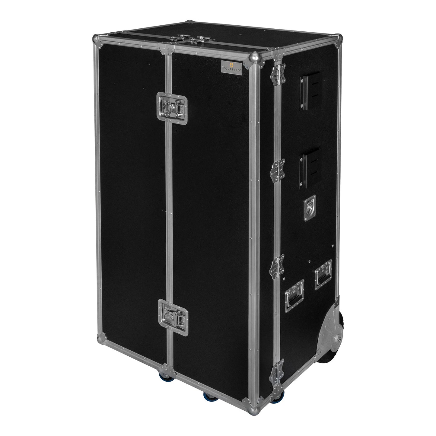 Baúl vertical de doble puerta Equestro - Negro