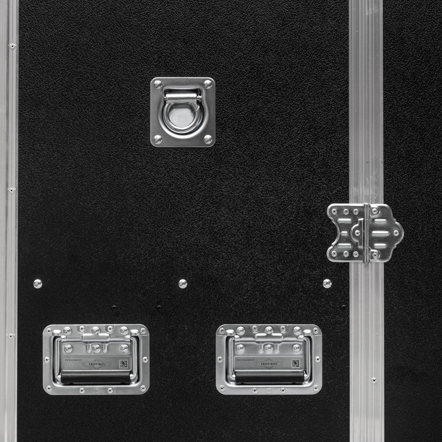Baúl vertical de doble puerta Equestro - Negro