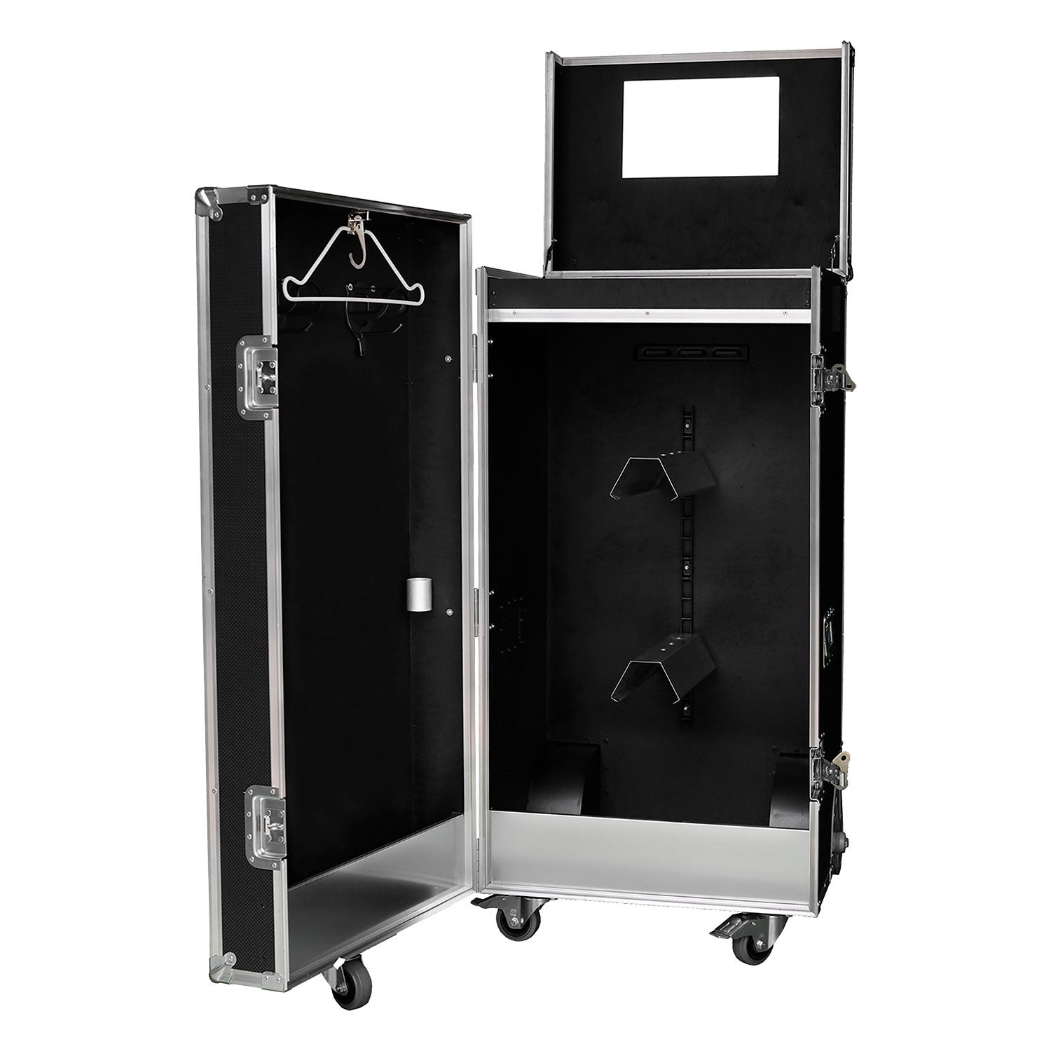 Baúl vertical porta silla recubierto en goma Equestro