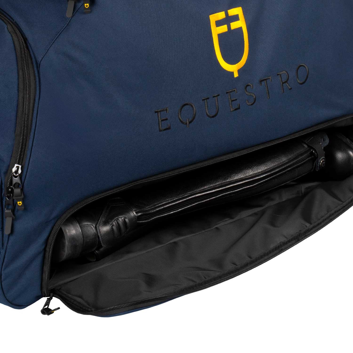 Bolsa trolley con logo bordado Equestro - Navy Blazer