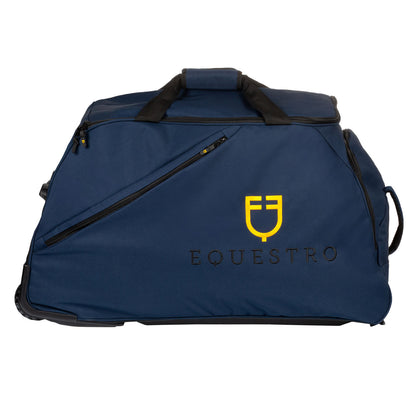 Bolsa trolley con logo bordado Equestro - Navy Blazer