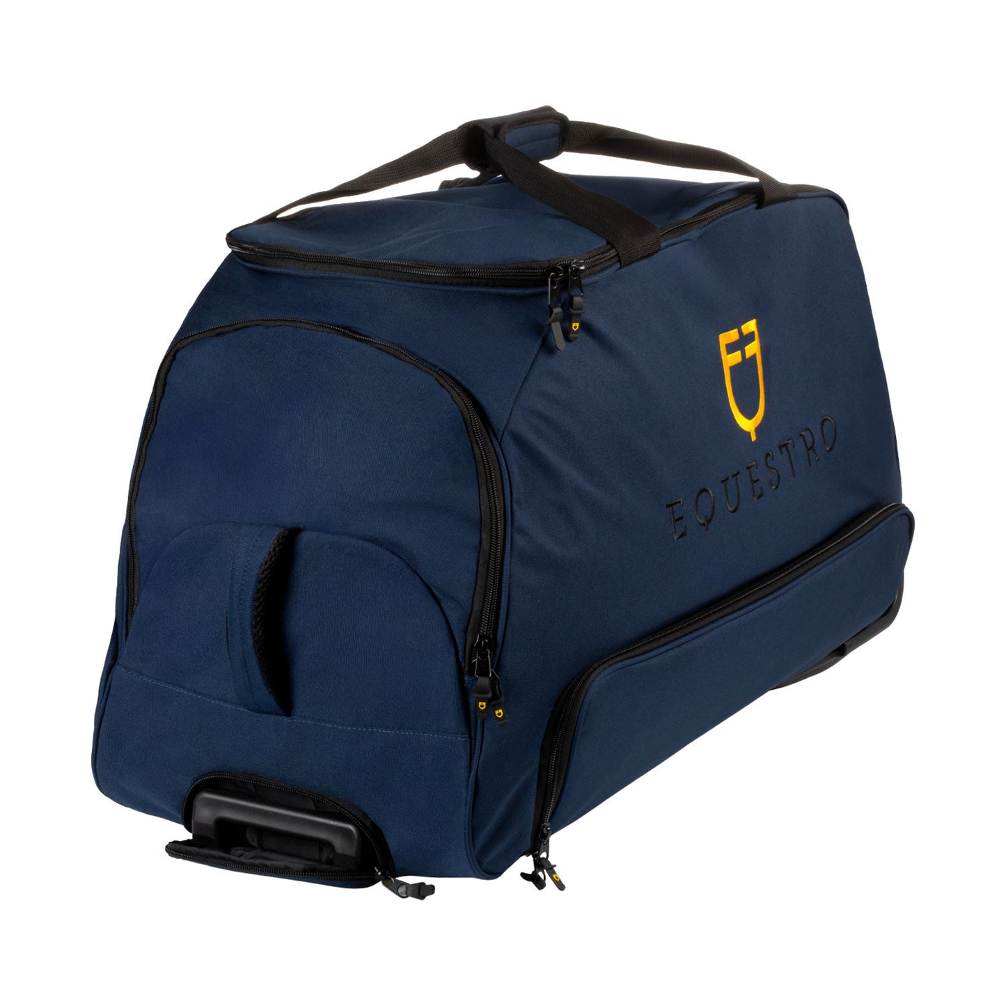 Bolsa trolley con logo bordado Equestro - Navy Blazer
