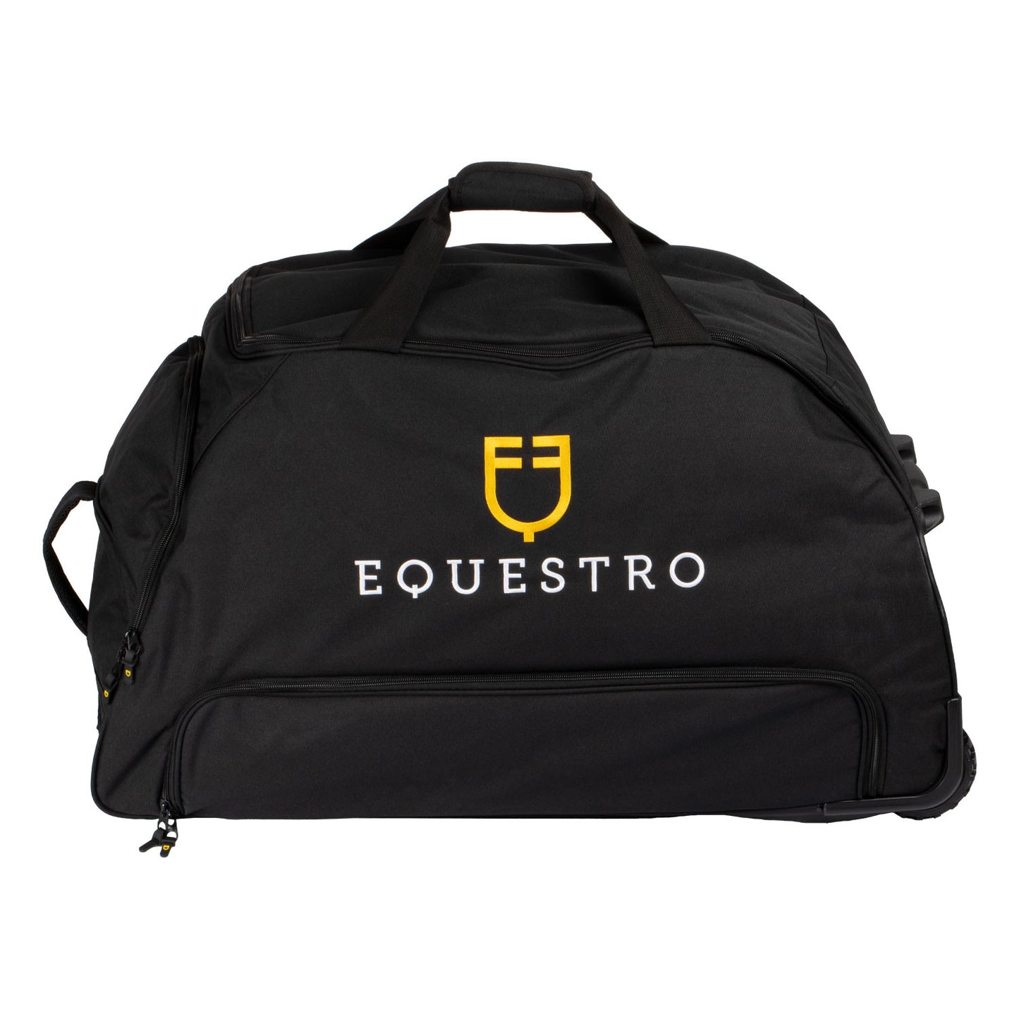 Bolsa trolley con logo bordado Equestro - Negro