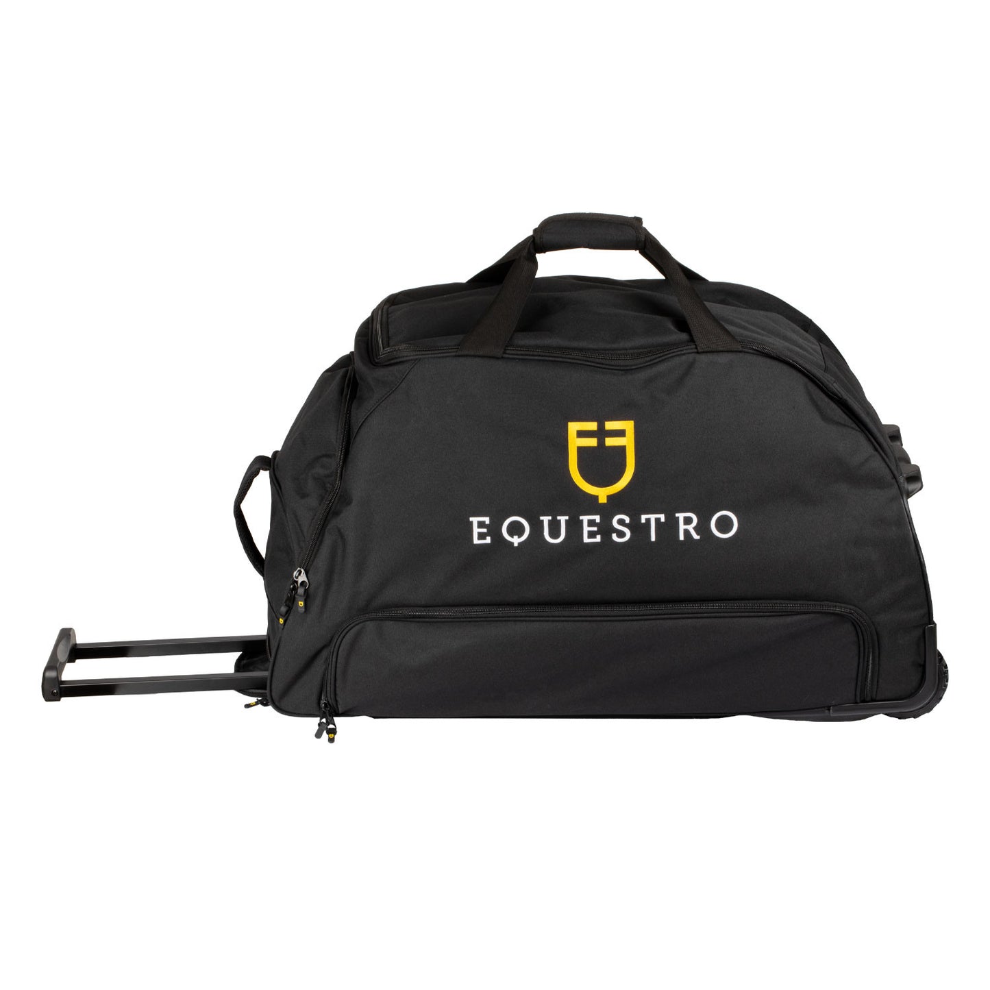 Bolsa trolley con logo bordado Equestro - Negro