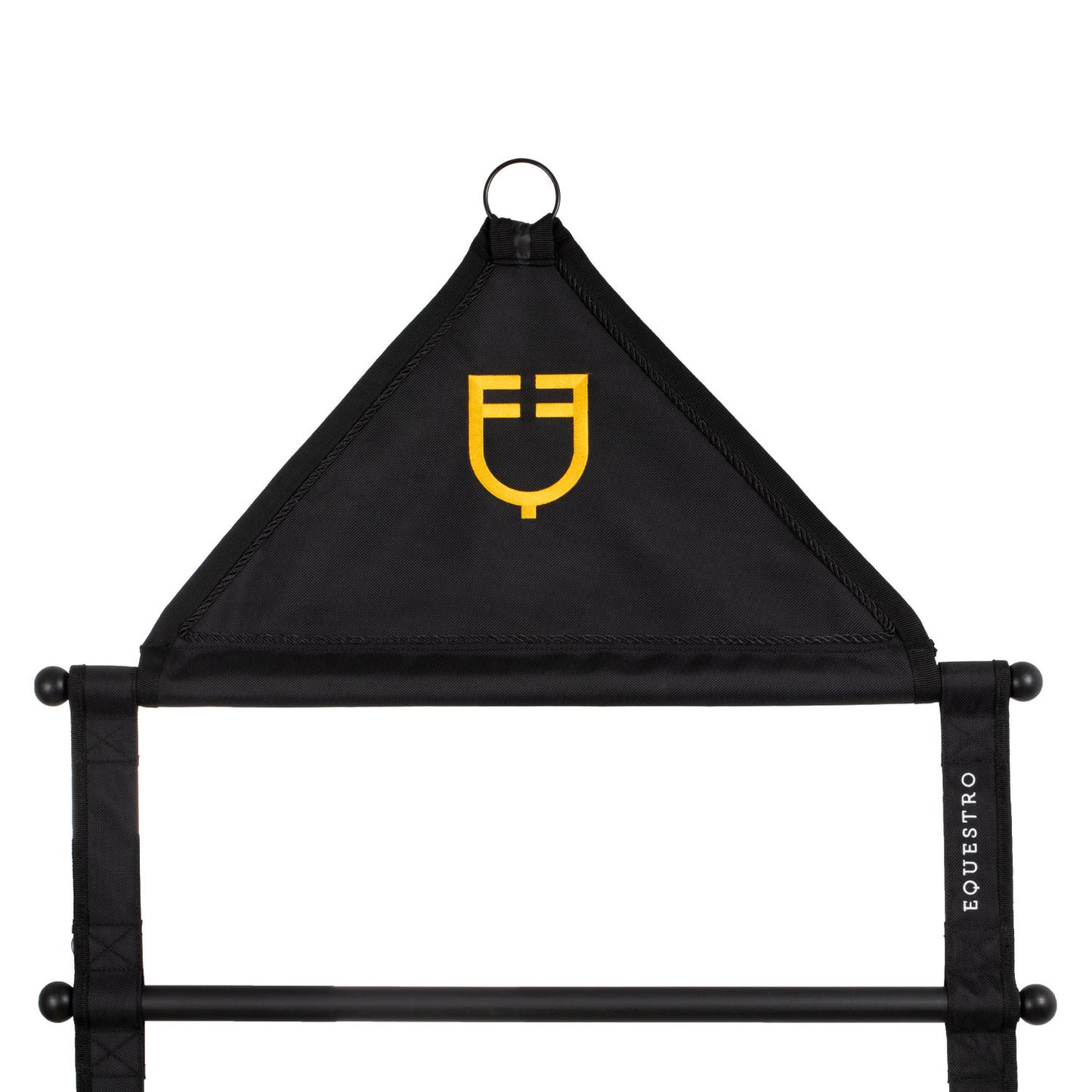 Porta-sillín con montantes Equestro - Negro