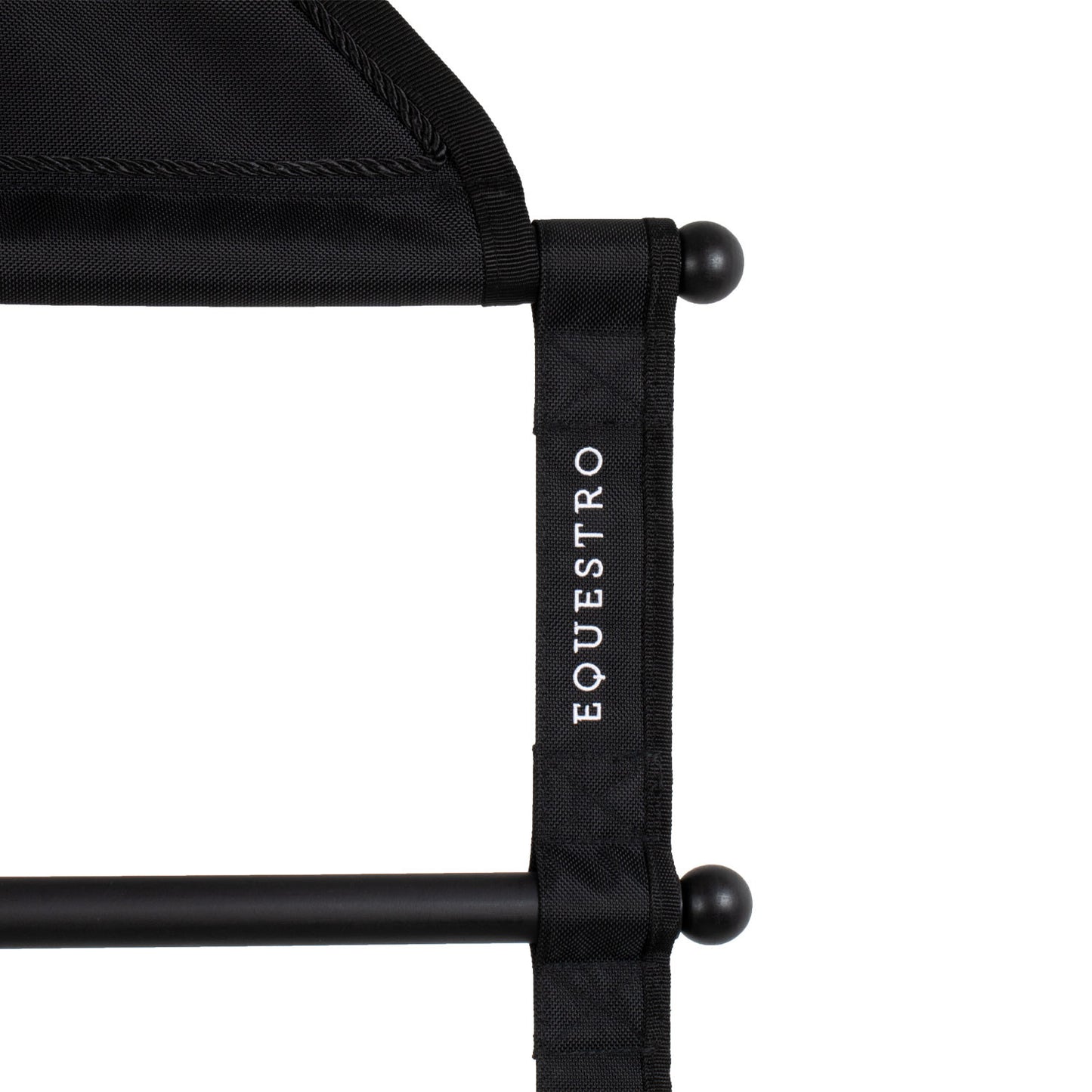 Porta-sillín con montantes Equestro - Negro