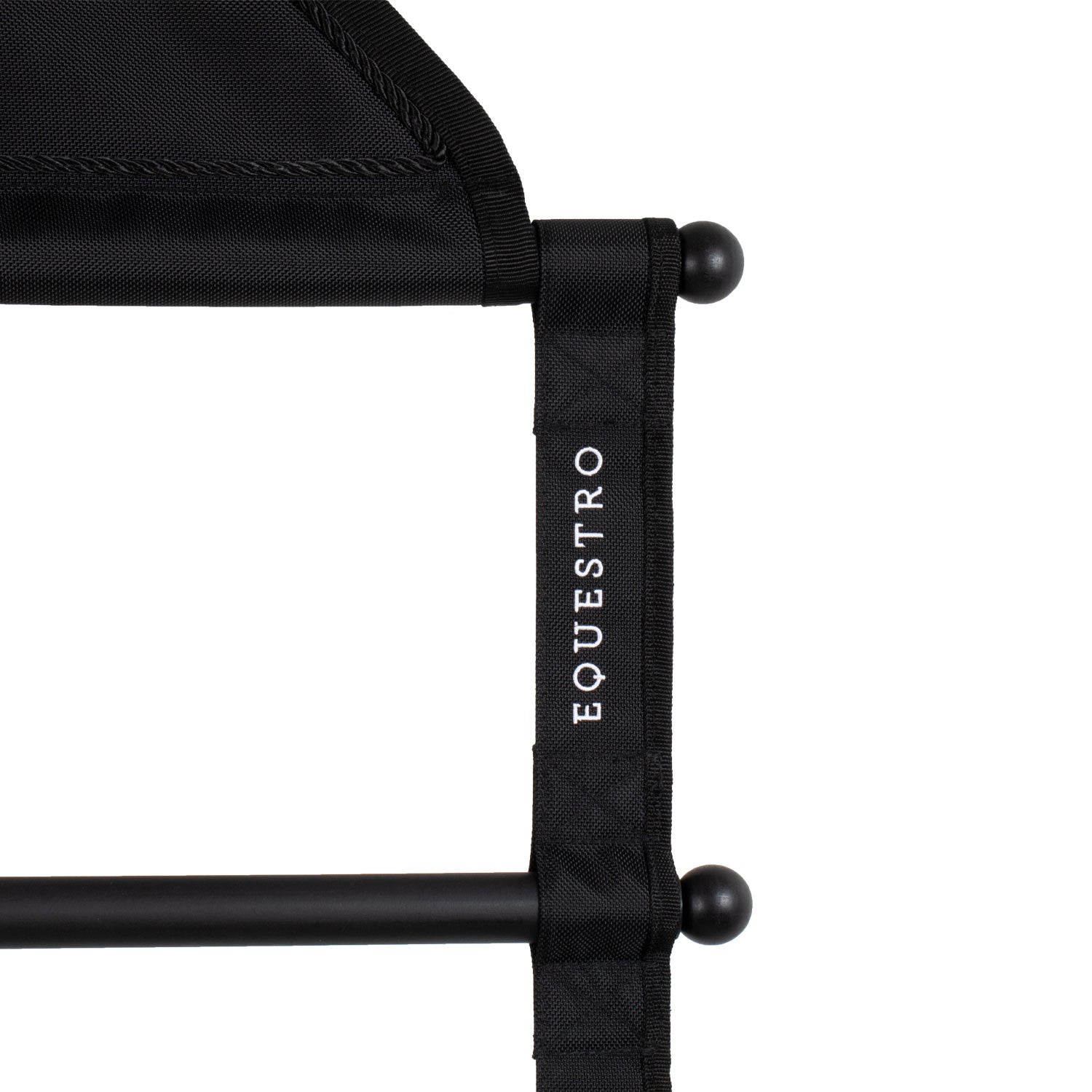 Porta-sillín con montantes Equestro - Negro