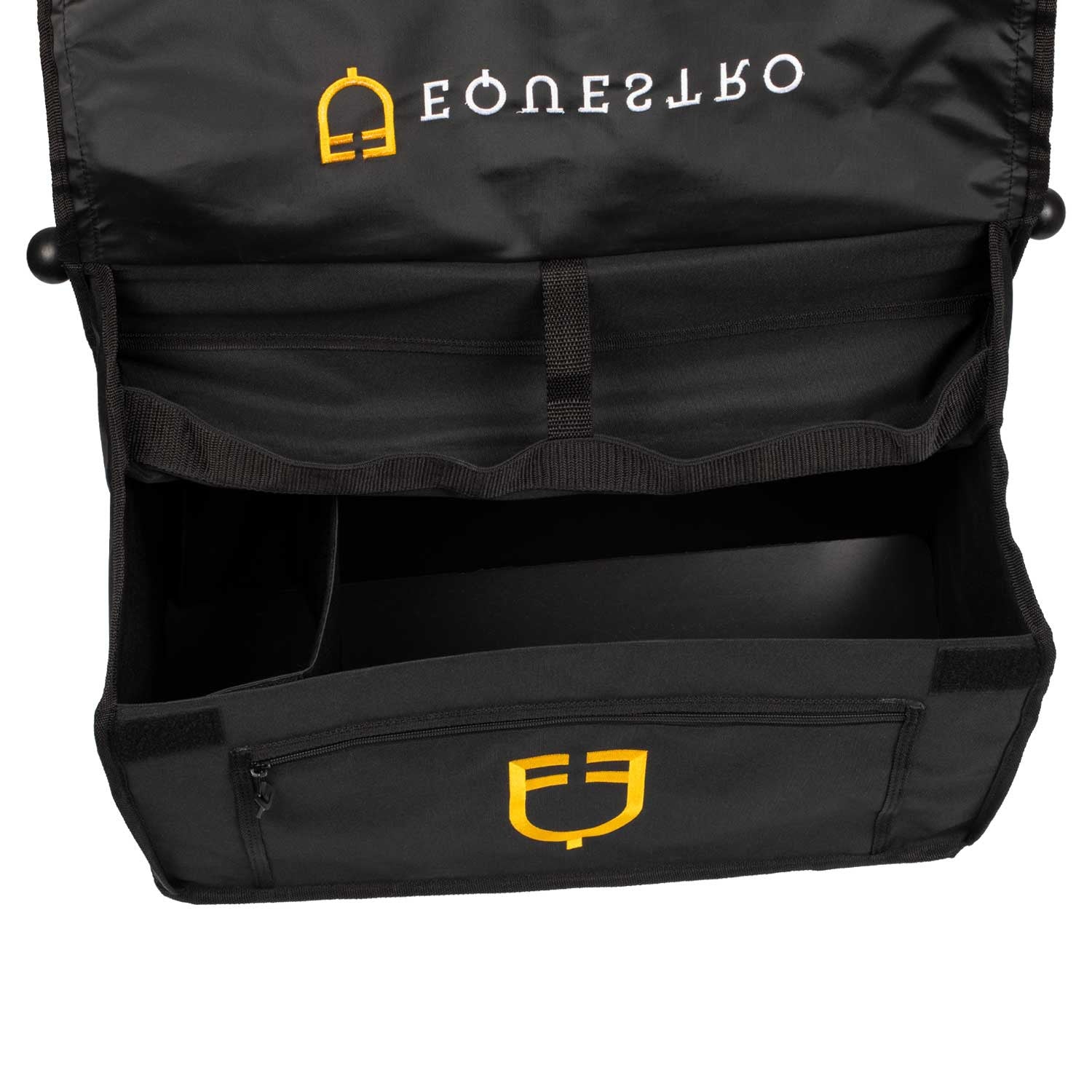 Bolsa de aseo con barra Equestro - Negro