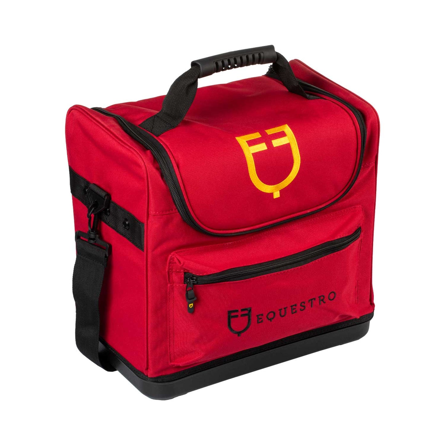 Bolsa kit grooming con bolsillos Equestro - Burdeos