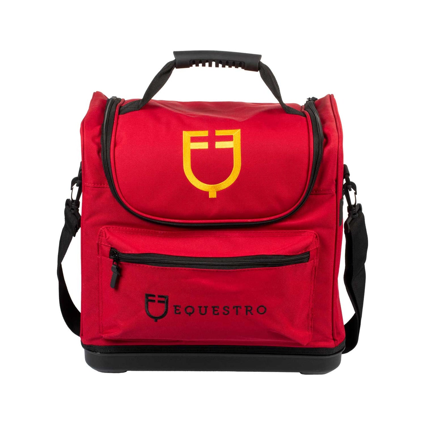 Bolsa kit grooming con bolsillos Equestro - Burdeos
