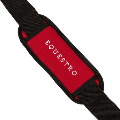 Bolsa kit grooming con bolsillos Equestro - Burdeos