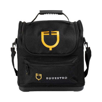 Bolsa kit grooming con bolsillos Equestro - Negro