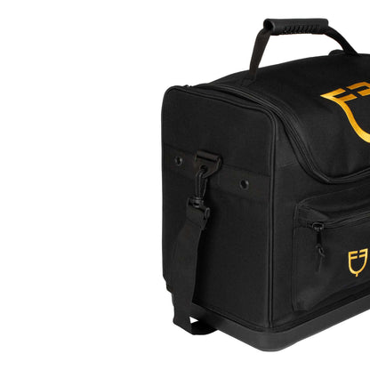 Bolsa kit grooming con bolsillos Equestro - Negro