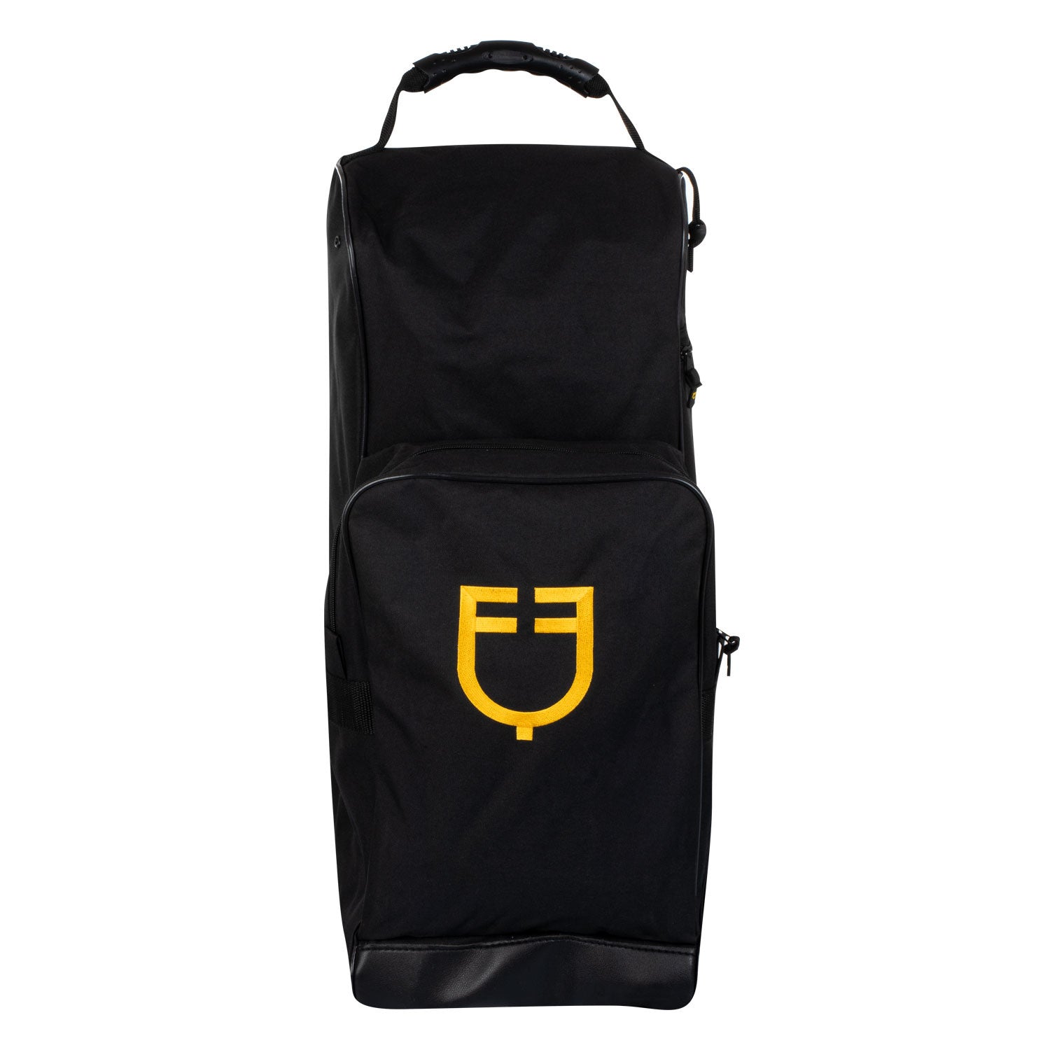 Soporte para botas y casco con logo bordado Equestro - Negro